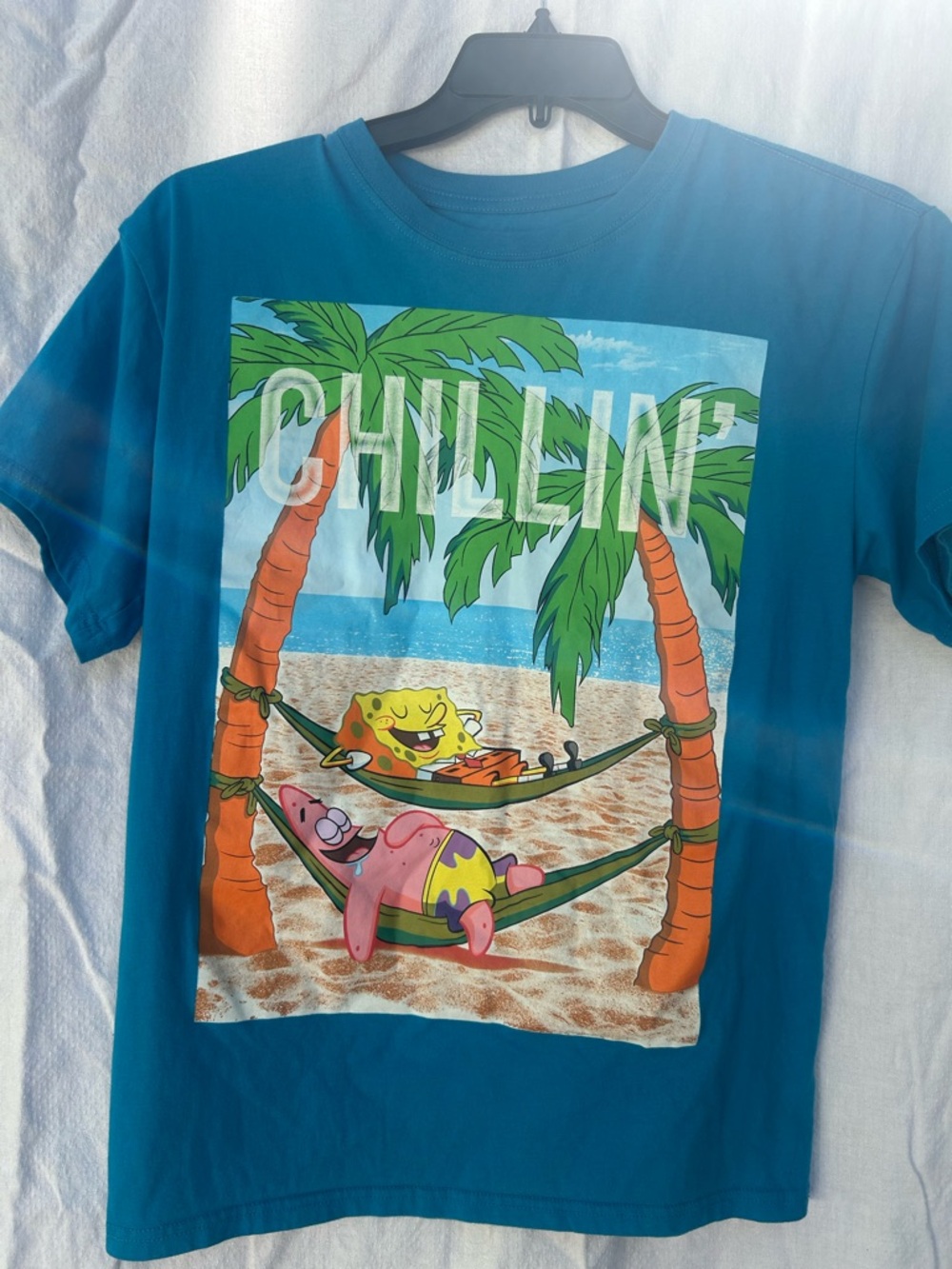 SpongeBob SquarePants Chillin Shirt Adult Medium Nickelodeon Graphic Tee